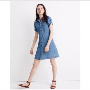 XXS denim madewell mini dress